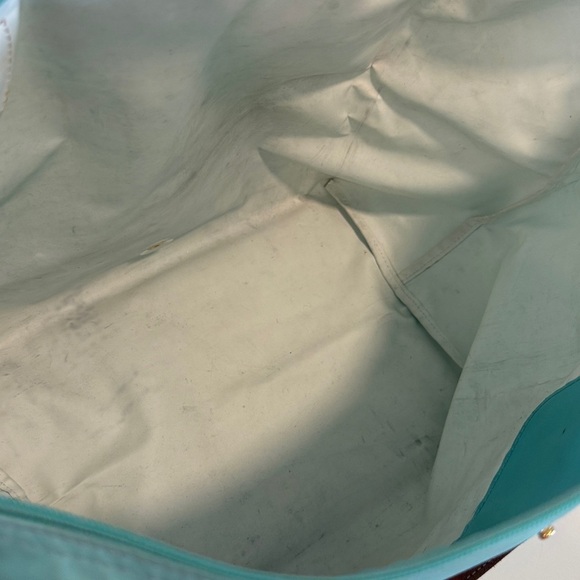 Longchamp Nylon Tote  Blue - Picture 4 of 8